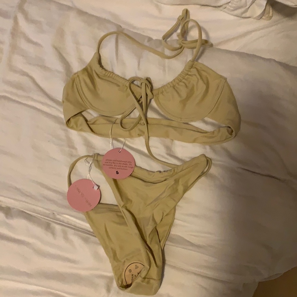 COPY - Mustard Tasmania Bikini in Mustard